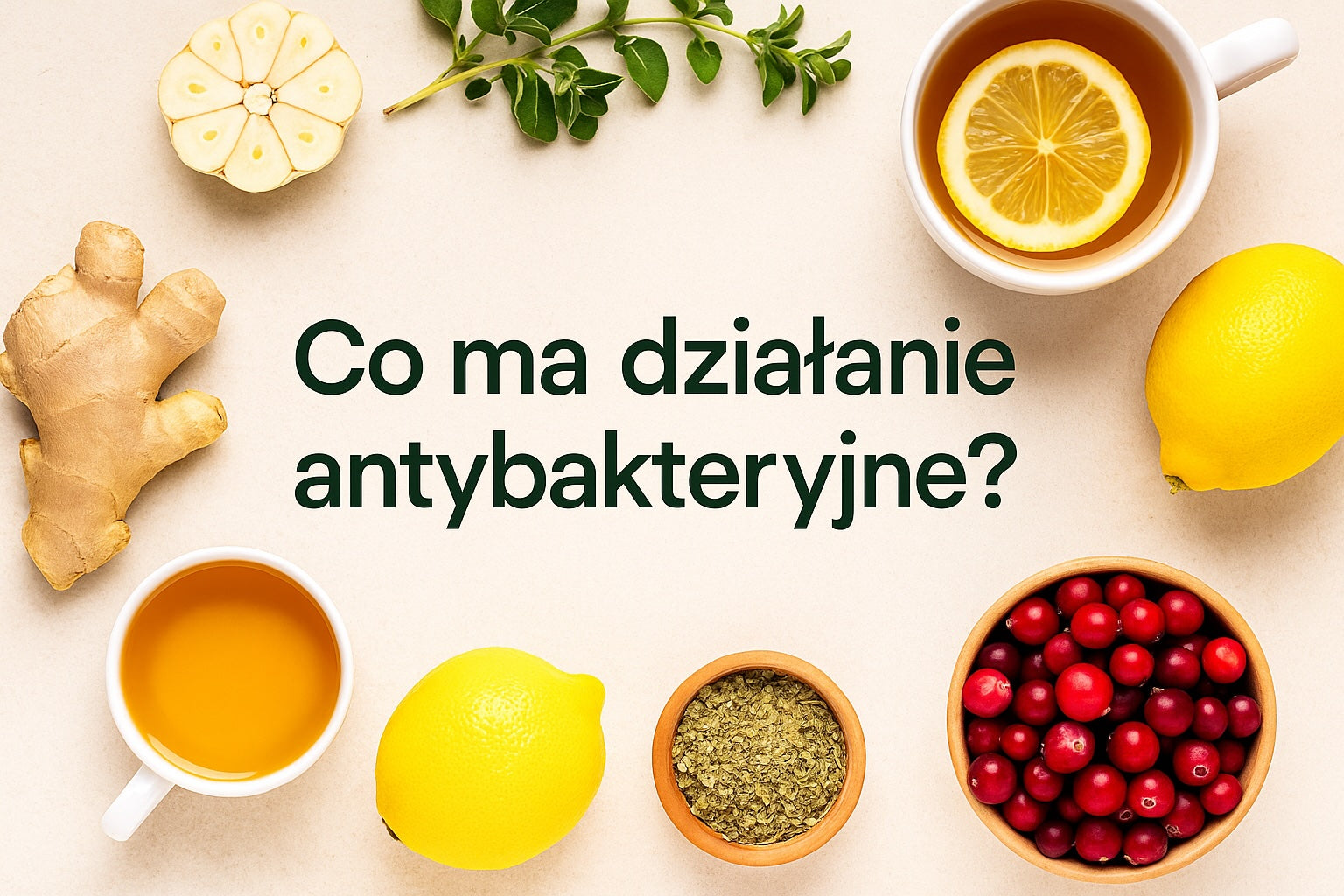 Co ma działanie antybakteryjne? Produkty, zioła i styl życia wspierające odporność