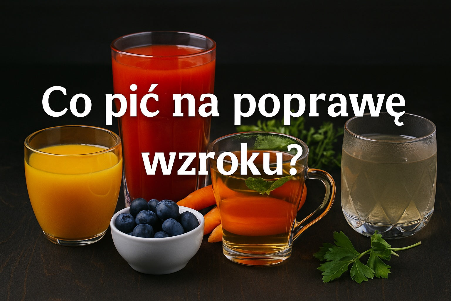 Co pić na poprawę wzroku? 8 napojów wspierających zdrowe oczy