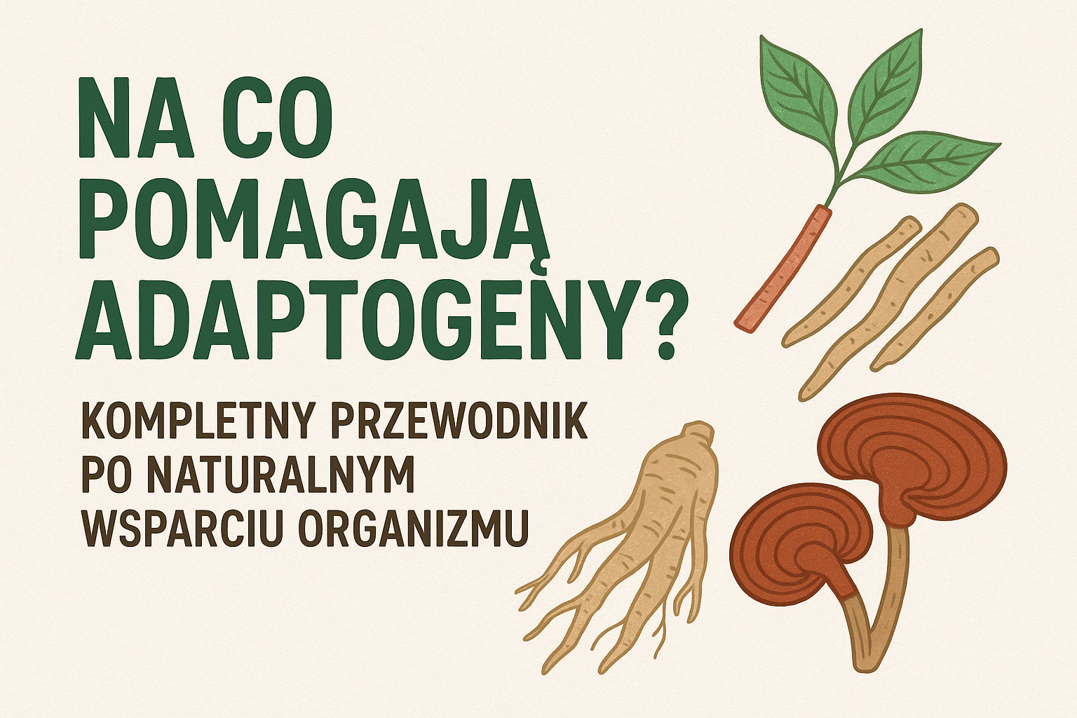Na co pomagają adaptogeny? Kompletny przewodnik po naturalnym wsparciu organizmu